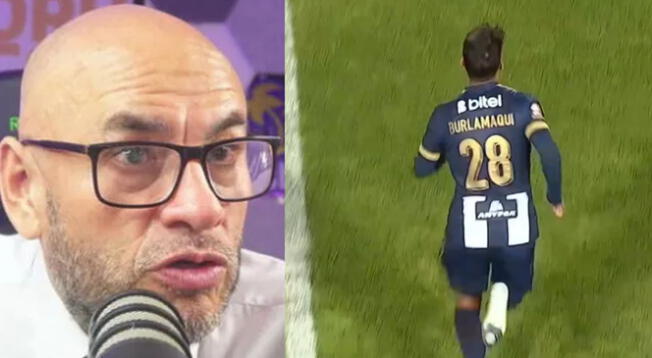 Mr. Peet no dudó en referirse al debut de Alessandro Burlamaqui en Alianza Lima.