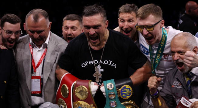 Usyk consiguió su cuarto título en las organizaciones del boxeo.