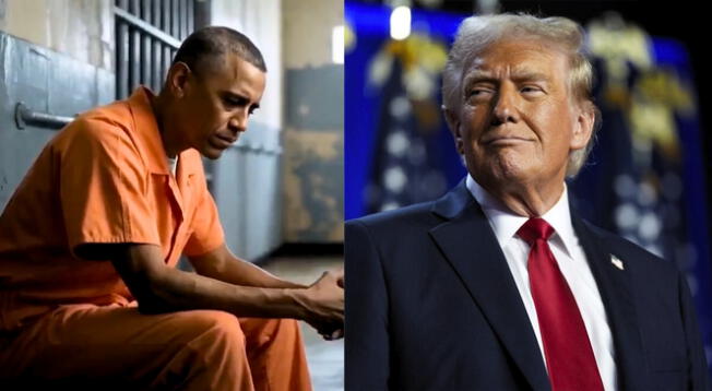 Trump se burla de Obama y publica video del exmandatario en la cárcel.