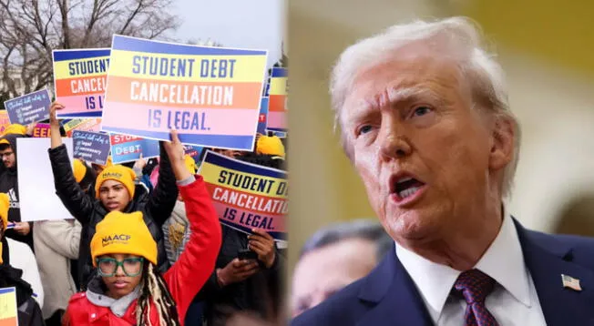 El gobierno de Donald Trump anuló la condonación de prestamos para estudiantes.