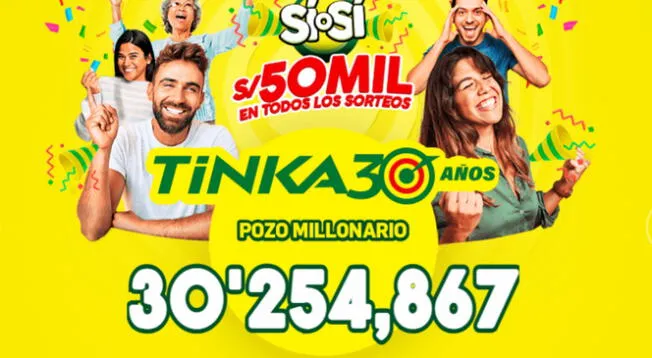 La Tinka regresa este miércoles 23 de julio con un nuevo pozo millonario. La Tinka regresa este miércoles 23 de julio con un nuevo pozo millonario.