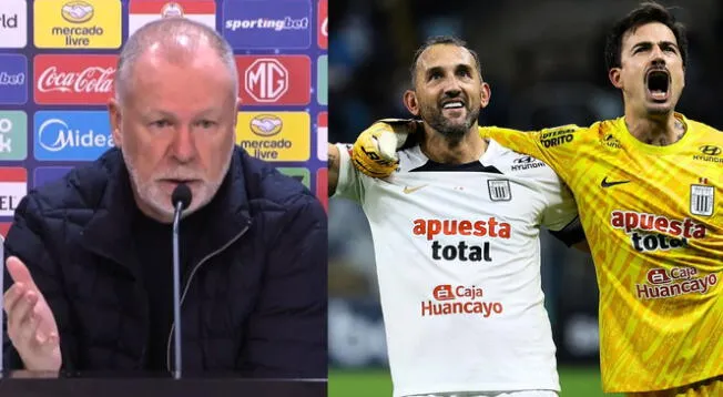 DT de Gremio dejó fuerte comentario tras quedar eliminado de la Copa Sudamericana por Alianza Lima DT de Gremio dejó fuerte comentario tras quedar eliminado de la Copa Sudamericana por Alianza Lima