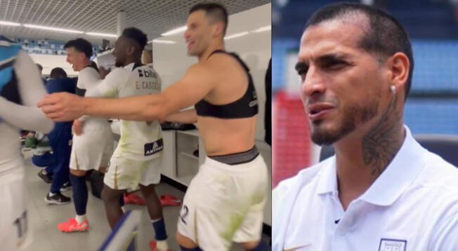 Miguel Trauco se robó la atención en el vestuario de Alianza Lima.