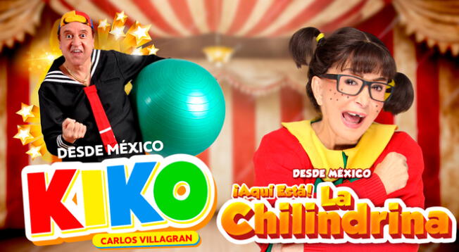 Los populares personajes de 'El Chavo del ocho' presenta su circo 2025 en Perú.
