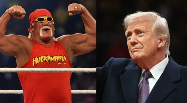 Donald Trump se despide de su amigo Hulk Hogan, refiriéndose como MAGA. Donald Trump se despide de su amigo Hulk Hogan, refiriéndose como MAGA.