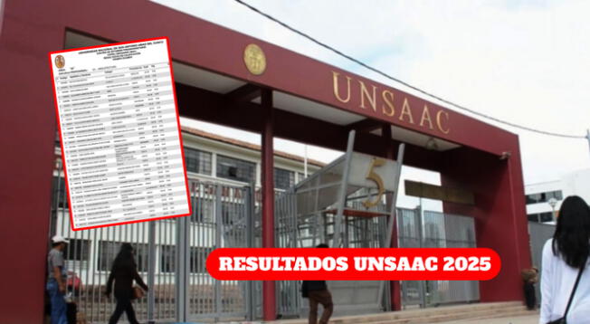 Revisa los resultados UNSAAC 2025 del examen ordinario. Revisa los resultados UNSAAC 2025 del examen ordinario.