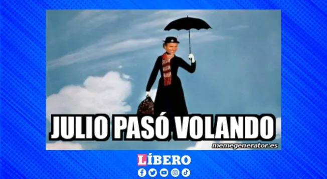Julio está por terminar y los memes abundan en redes sociales Julio está por terminar y los memes abundan en redes sociales