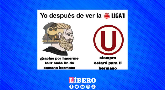 Muchos se sintieron representados con este meme tras el gol de la 'U'. Muchos se sintieron representados con este meme tras el gol de la 'U'.