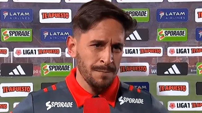 Hohberg no pudo ocultar sus lágrimas después de darle el empate a Cienciano ante Universitario. Hohberg no pudo ocultar sus lágrimas después de darle el empate a Cienciano ante Universitario.