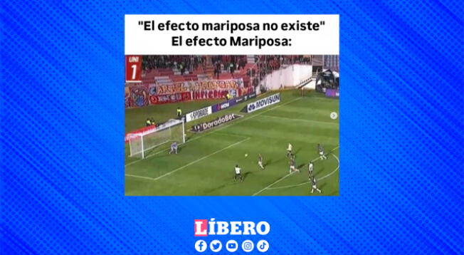 El efecto mariposa se hizo realizan en el partido de Universitario vs. Cusco. El efecto mariposa se hizo realizan en el partido de Universitario vs. Cusco.