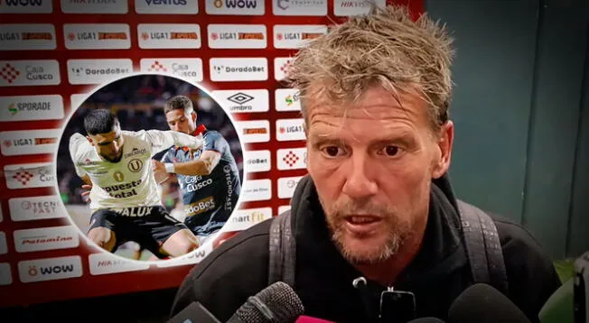 Carlos Desio dio fuerte comentario tras empate con Universitario Carlos Desio dio fuerte comentario tras empate con Universitario