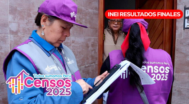 Accede a la lista de resultados finales de la convocatoria INEI para Censos Generales 2025. Accede a la lista de resultados finales de la convocatoria INEI para Censos Generales 2025.
