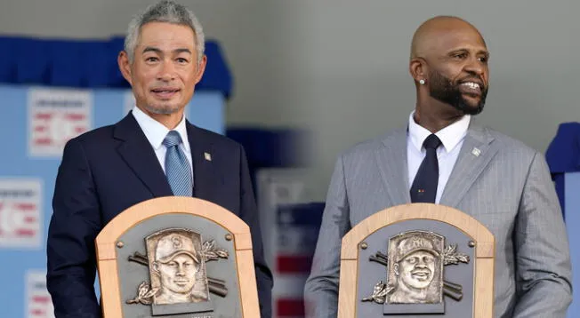 Ichiro Suzuki y CC Sabathia obtuvieron el reconocimiento tras ingresar al Salón de la Fama MLB 2025 Ichiro Suzuki y CC Sabathia obtuvieron el reconocimiento tras ingresar al Salón de la Fama MLB 2025