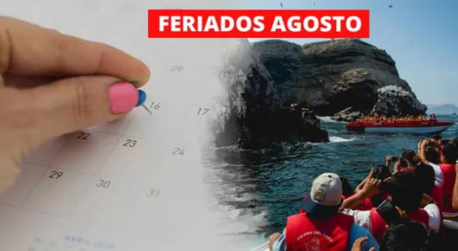 Feriados de agosto 2025: consulta cuándo son Feriados de agosto 2025: consulta cuándo son