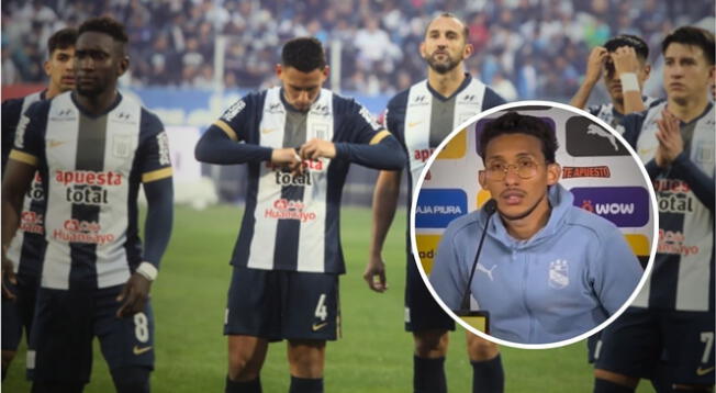 Christofer Gonzáles ya vive el clásico y dio firme calificativo a Alianza Lima