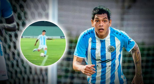Joao Grimaldo dio magnífica asistencia con el Riga FC