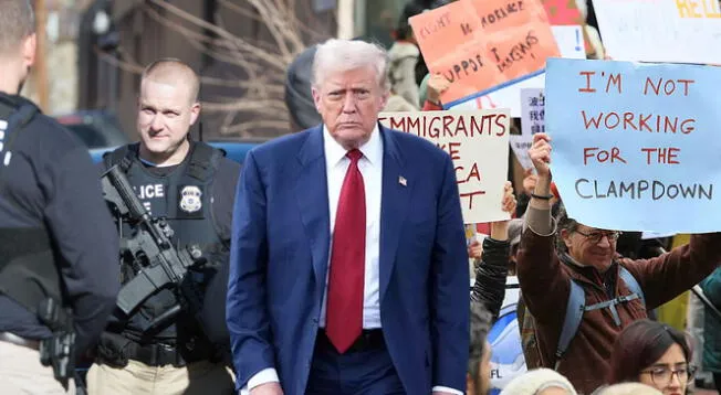 Un juez local prohibió los arrestos y deportaciones aceleradas de Donald Trump contra inmigrantes legales. Un juez local prohibió los arrestos y deportaciones aceleradas de Donald Trump contra inmigrantes legales.