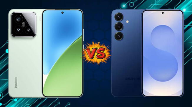 Conoce las características, diferencias y similitudes entre el Xiaomi 15 y Galaxy S25 de Samsung.