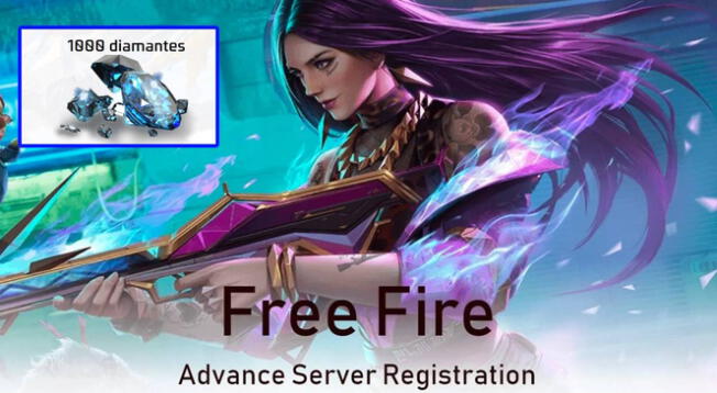 Con el Free Fire Advance Server podrás recibir 1000 diamantes GRATIS para tu cuenta en Battle Royale de Garena.