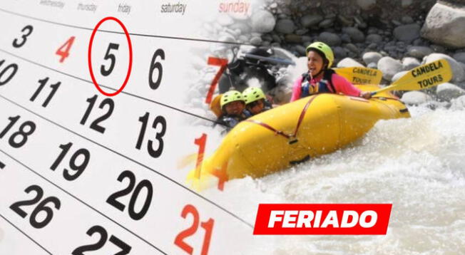 Feriado del 6 de agosto: conoce si este martes 5 será día no laborable