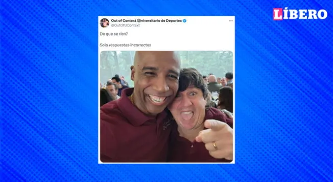 El 'Cuto' Guadalupe y Jean Ferrari también formaron parte de las reacciones de los hinchas de la 'U'.