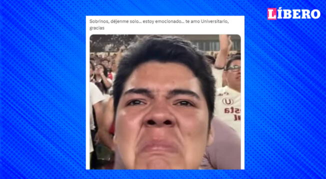 Los fanáticos de la 'U' expresaron su alegría en redes después del partido.