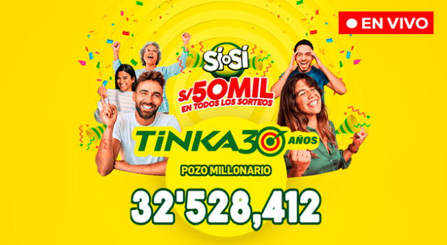 Conoce cuál será la jugada ganadora del sorteo La Tinka del miércoles 6 de agosto. Conoce cuál será la jugada ganadora del sorteo La Tinka del miércoles 6 de agosto.