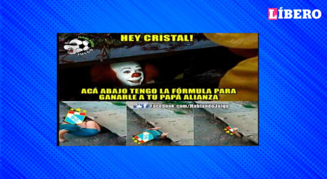 Los memes del empate entre Alianza Lims vs. Cristal desataron carcajadas en redes. Los memes del empate entre Alianza Lims vs. Cristal desataron carcajadas en redes.