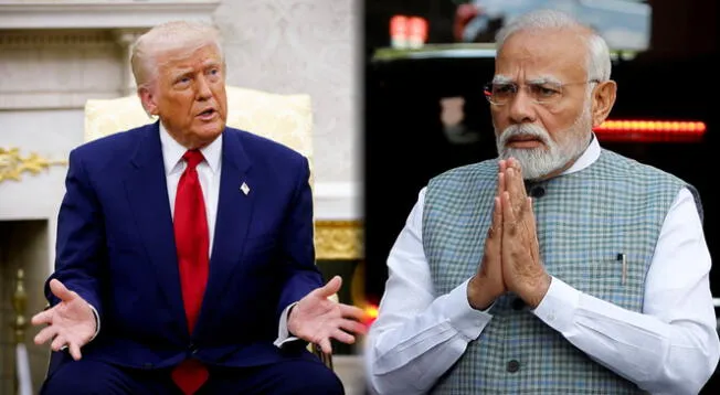 El mandatario de EE.UU. y el primer ministro de la India se reunieron en febrero de 2025 en Washington DC. El mandatario de EE.UU. y el primer ministro de la India se reunieron en febrero de 2025 en Washington DC.