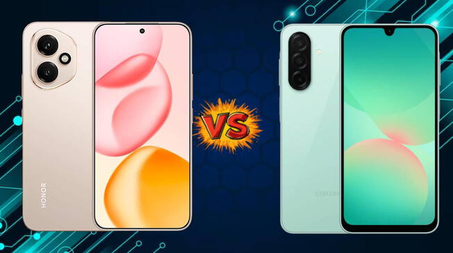 Conoce las características, similitudes y diferencias entre el Honor 400 y Galaxy A56 de Samsung.