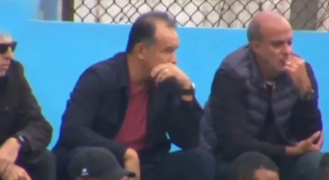 Juan Reynoso presente en el Sporting Cristal vs Melgar. Juan Reynoso presente en el Sporting Cristal vs Melgar.