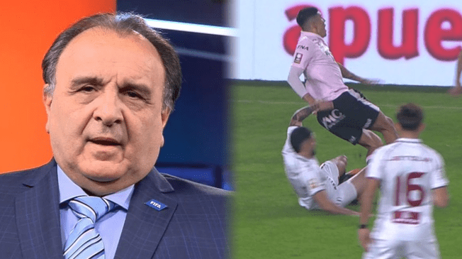 Miguel Scime dio su opinión de la decisión arbitral a la falta de Matías Di Benedetto en triunfo de Universitario. Miguel Scime dio su opinión de la decisión arbitral a la falta de Matías Di Benedetto en triunfo de Universitario.