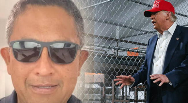 Periodista peruano denuncia mal trato en 'Alligator Alcatraz'.