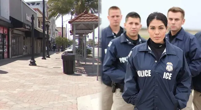 Una ciudad de California luce con poca concurrencia de transeúntes por miedo a las redadas de ICE. Una ciudad de California luce con poca concurrencia de transeúntes por miedo a las redadas de ICE.