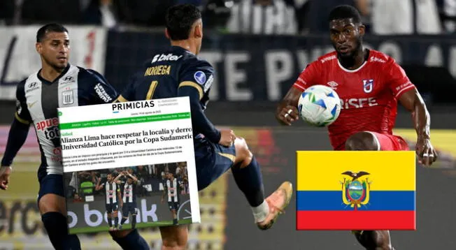 Reacción de la prensa ecuatoriana a la victoria de Alianza Lima ante U.Católica