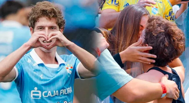 La novia del mediocampista celeste recibió peculiar pedido de hinchas de Sporting Cristal.