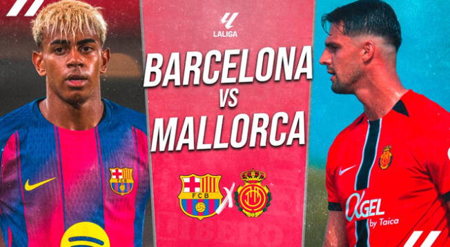 Barcelona juega contra Mallorca por la primera fecha de LaLiga de España
