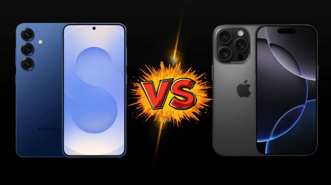 Conoce la características, diferencias y similitudes entre el Galaxy S25 Plus de Samsung y iPhone 16 Pro de Apple.
