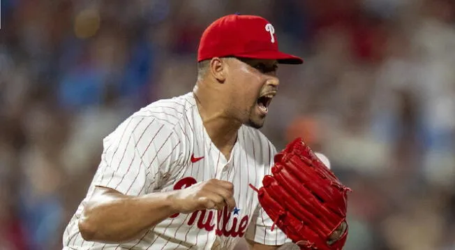 Jhoan Durán debutó con los Phillies el 1 de agosto al ser traspasado por los Twins.