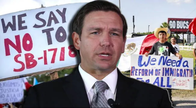 Nuevas leyes migratorias de Ron DeSantis en Florida. Nuevas leyes migratorias de Ron DeSantis en Florida.