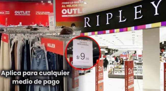 Ripley está realizando un outlet a favor de sus clientes. Ripley está realizando un outlet a favor de sus clientes.