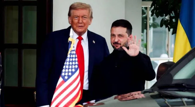 Donald Trump se reunió con el presidente de Ucrania en la Casa Blanca. Donald Trump se reunió con el presidente de Ucrania en la Casa Blanca.