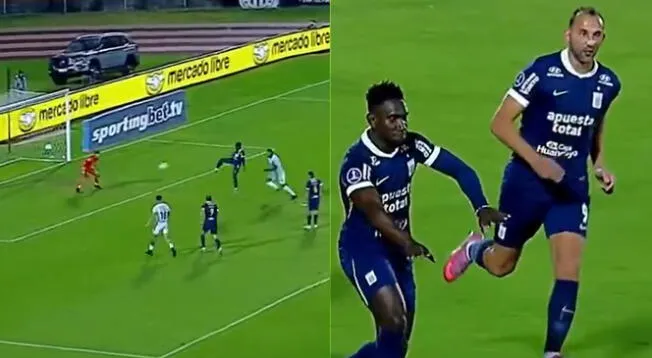 Eryc Castillo apareció así en el Alianza Lima vs U. Católica.