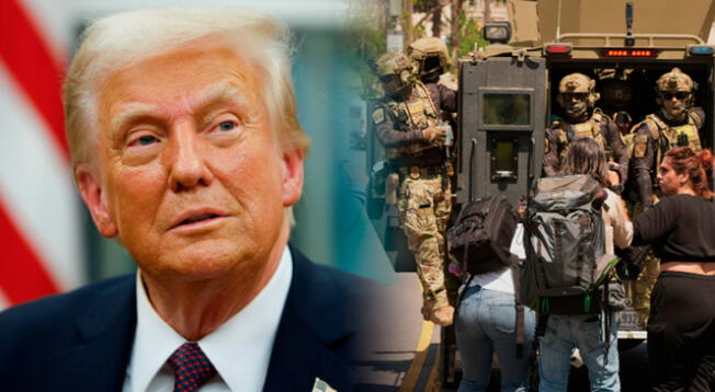 Trump ordena a policías y militares a patrullar las calles de Washington D.C. esta noche.