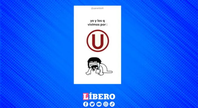 Así están los hinchas de Universitario de Deportes.