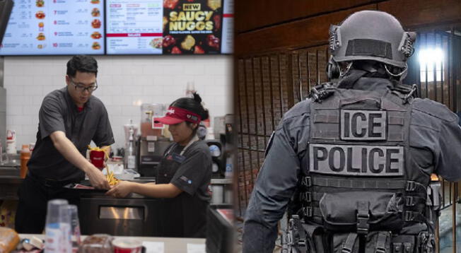 Empleados de restaurantes de comida rápida tienen miedo de encontrarse con agentes de ICE y ser detenidos. Empleados de restaurantes de comida rápida tienen miedo de encontrarse con agentes de ICE y ser detenidos.