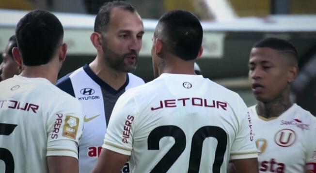La fuerte discusión entre Hernán Barcos y Alex Valera en el Universitario vs Alianza Lima