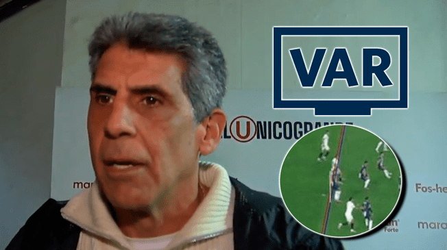 Álvaro Barco tuvo firme opinión del VAR tras gol anulado a Universitario ante Alianza Lima.