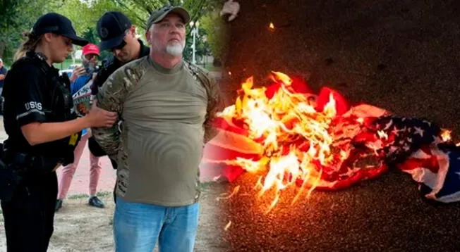 Conoce el fuerte castigo que impuso Trump contra hombre por quemar una bandera de EE. UU. Conoce el fuerte castigo que impuso Trump contra hombre por quemar una bandera de EE. UU.