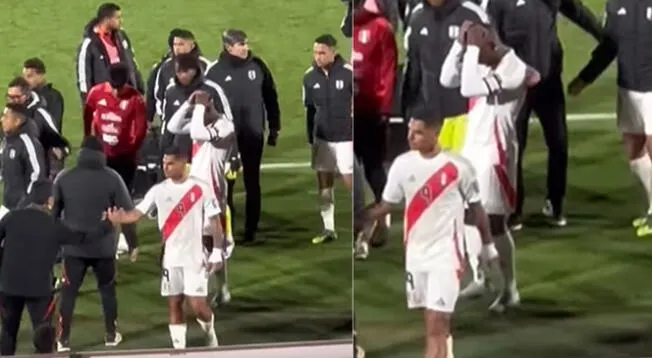 Luis Advíncula fue captado en un emotivo momento tras el Perú vs Uruguay. Luis Advíncula fue captado en un emotivo momento tras el Perú vs Uruguay.